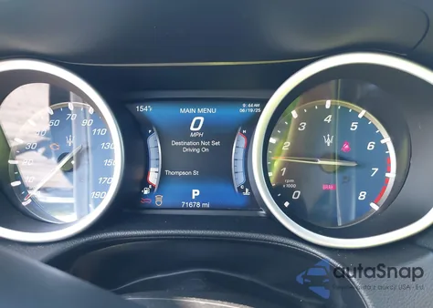 2017 Maserati Ghibli S Q4 from USA, damaged, VIN ZAM57RTS5H1249916